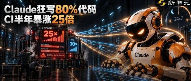 Claude狂写80%代码,差点干崩Anthropic!CI半年暴涨25倍